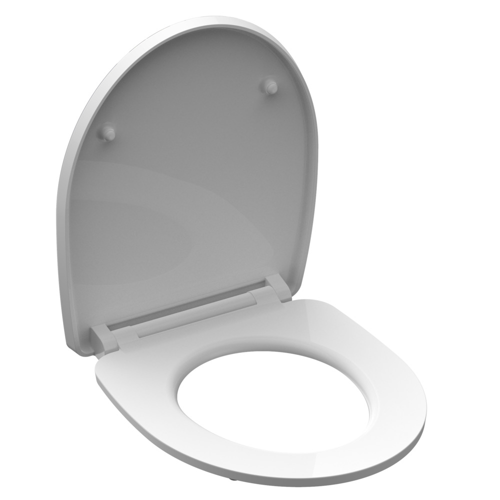 WC-Sitz High Gloss Absenkautomatik Schnellverschluss Water Lily image number 2