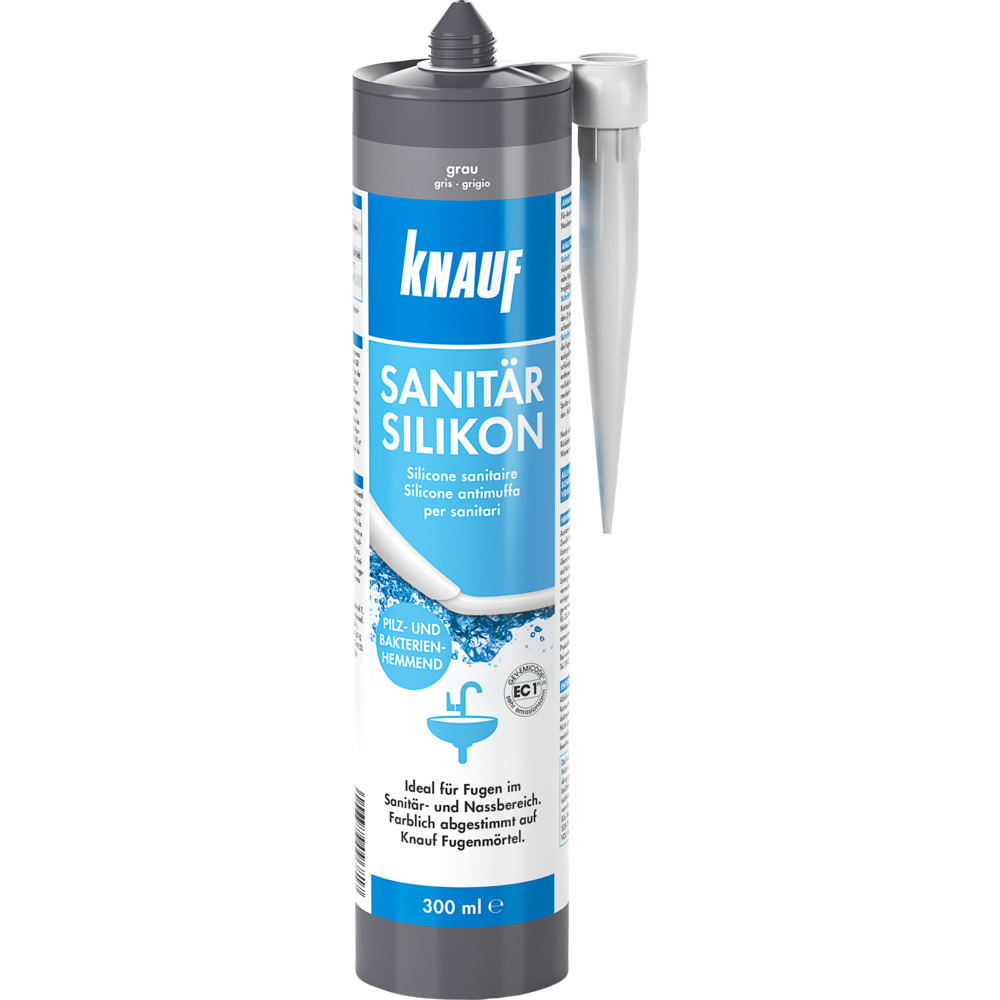 Knauf Sanit&auml;r-Silikon 300 ml grau