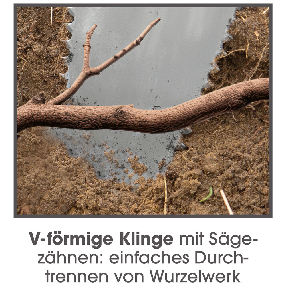 Wurzelspaten mit S&auml;gez&auml;hnen 114 cm image number 7