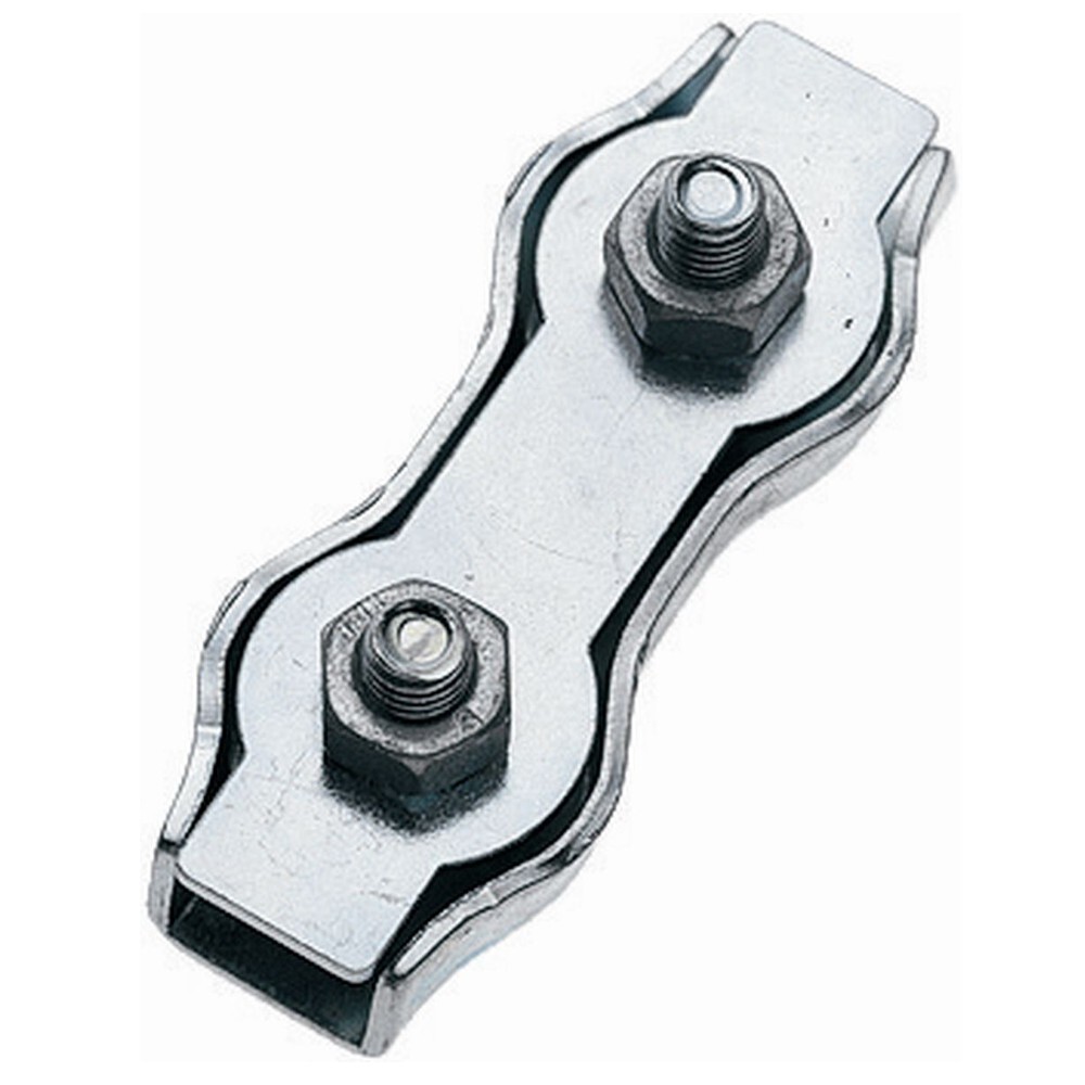 FISHBULL Duplexklemme Stahl verzinkt 1,5 - 3 mm, 2 St&uuml;ck