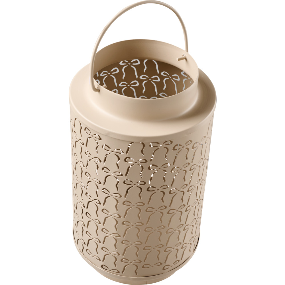 Laterne Metall mit Schleifchen 24cm, 2-fach sortiert image number 3