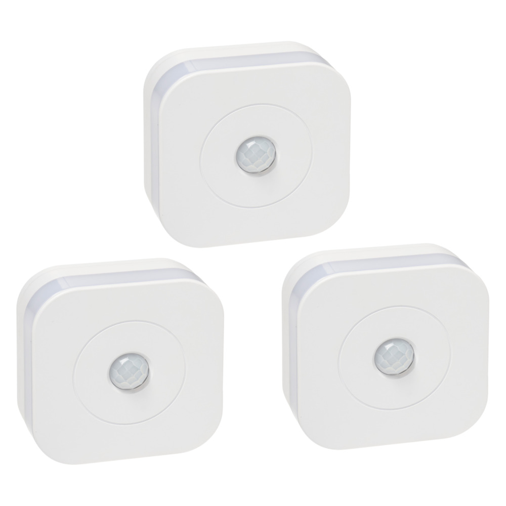 LED-Treppenlicht-Set 3-teilig batteriebetrieben