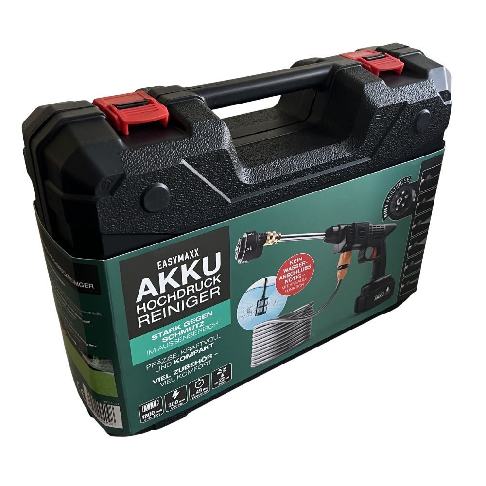 EASYmaxx Akku-Hochdruckreiniger 21V schwarz image number 1