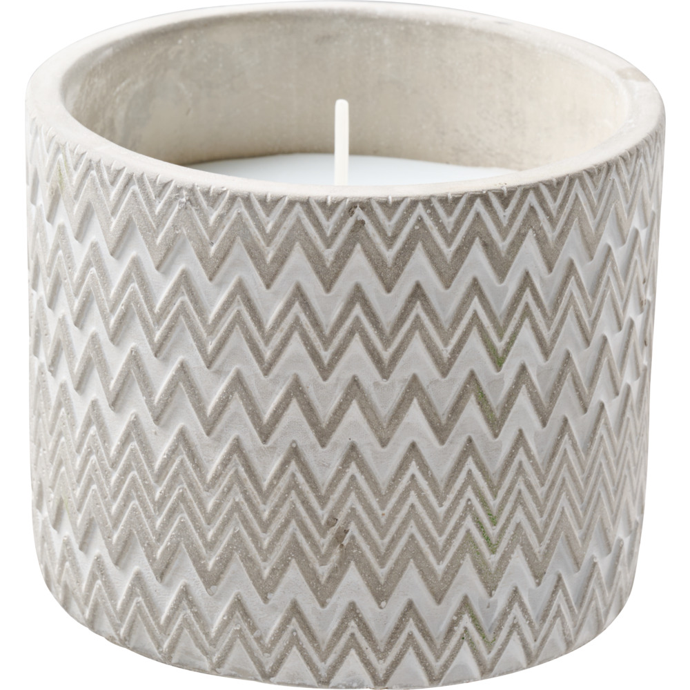 Citronellakerze &Oslash;12x10 cm im Betontopf image number 2