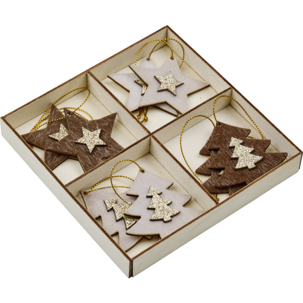 Weihnachtsbaumschmuck-Set 8-teilig in verschiedenen Designs image number 14