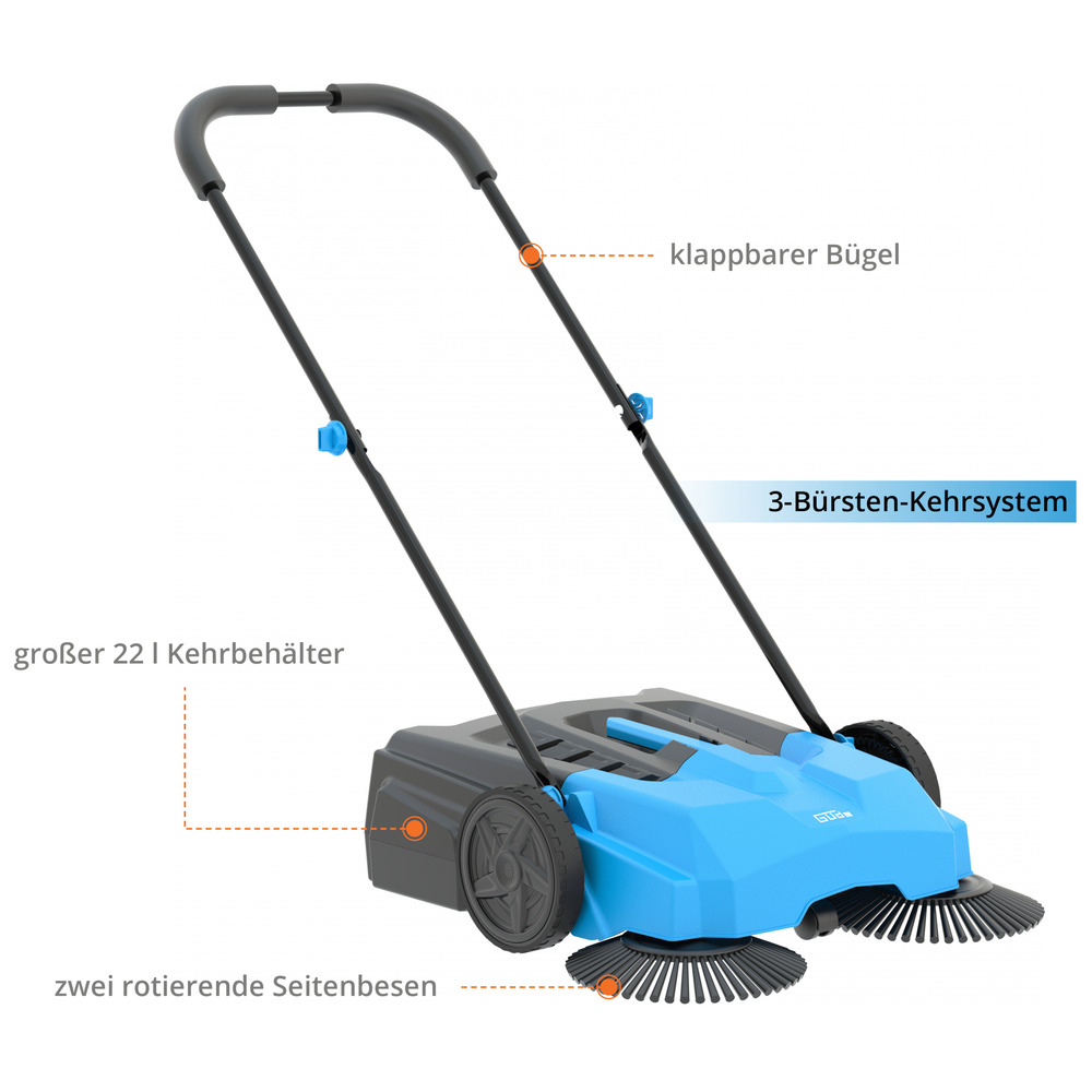 G&uuml;de&reg; Handkehrmaschine GKM 650 image number 6