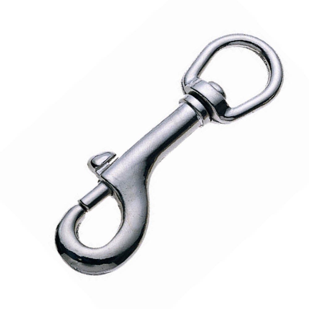 Schnapphaken mit Wirbel 50 mm, Belastbarkeit 120 kg