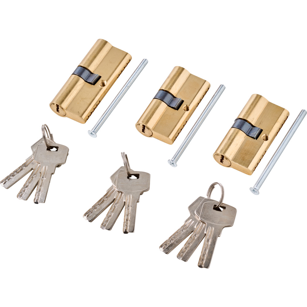 Sicherheits-Profilzylinder-Set gleichschlie&szlig;end