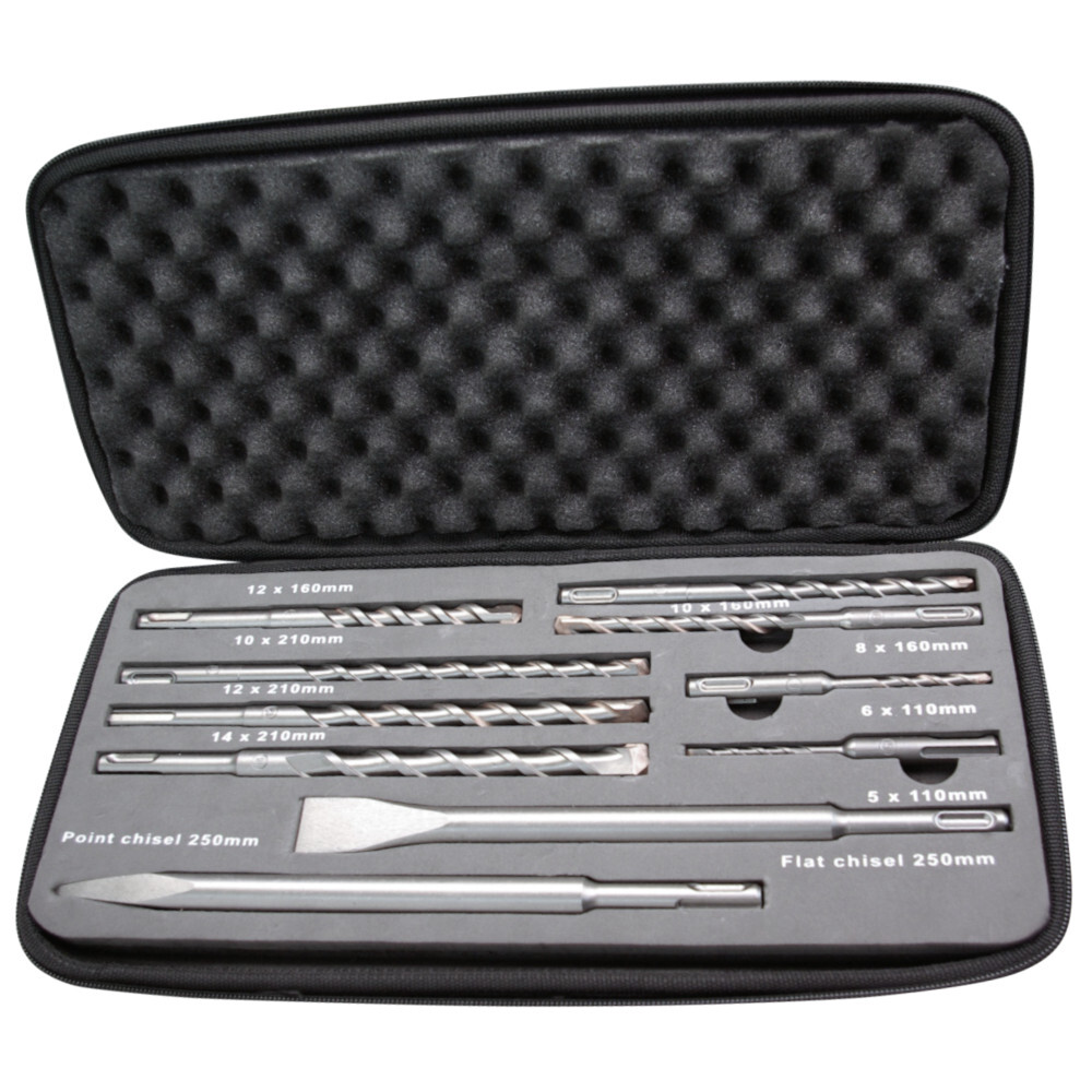 GERMANIA&reg; SDS plus Bohrer und Mei&szlig;el Set 10-teilig