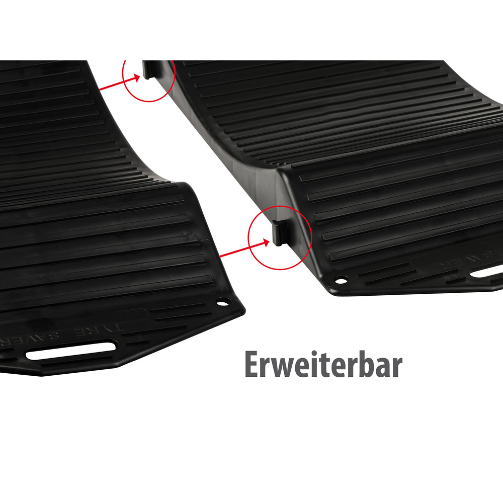 Reifenschoner 44 x 20 x 4 cm Schwarz image number 2