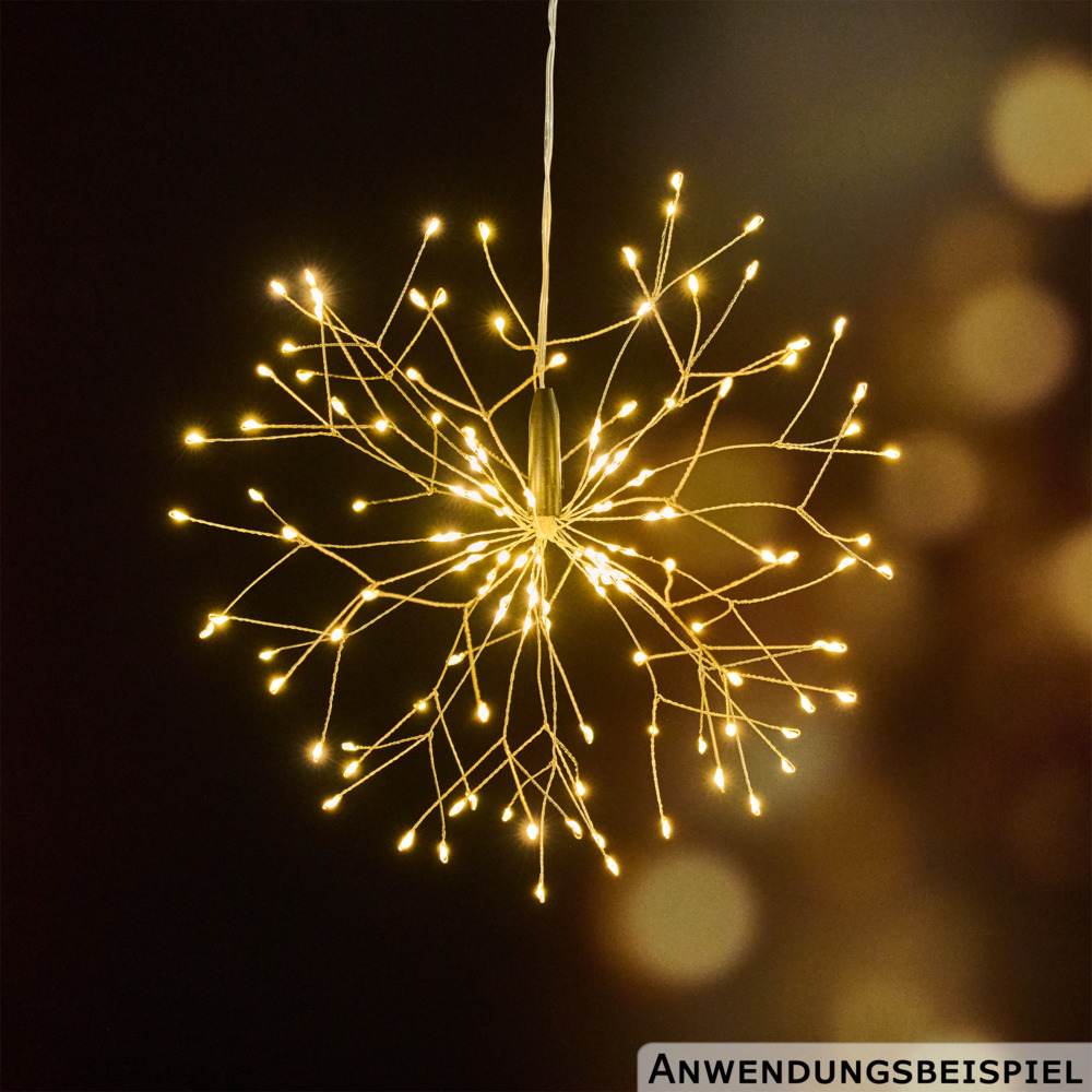 LED-H&auml;ngebeleuchtung &bdquo;Feuerwerk&ldquo; mit warmwei&szlig;en LEDS image number 1