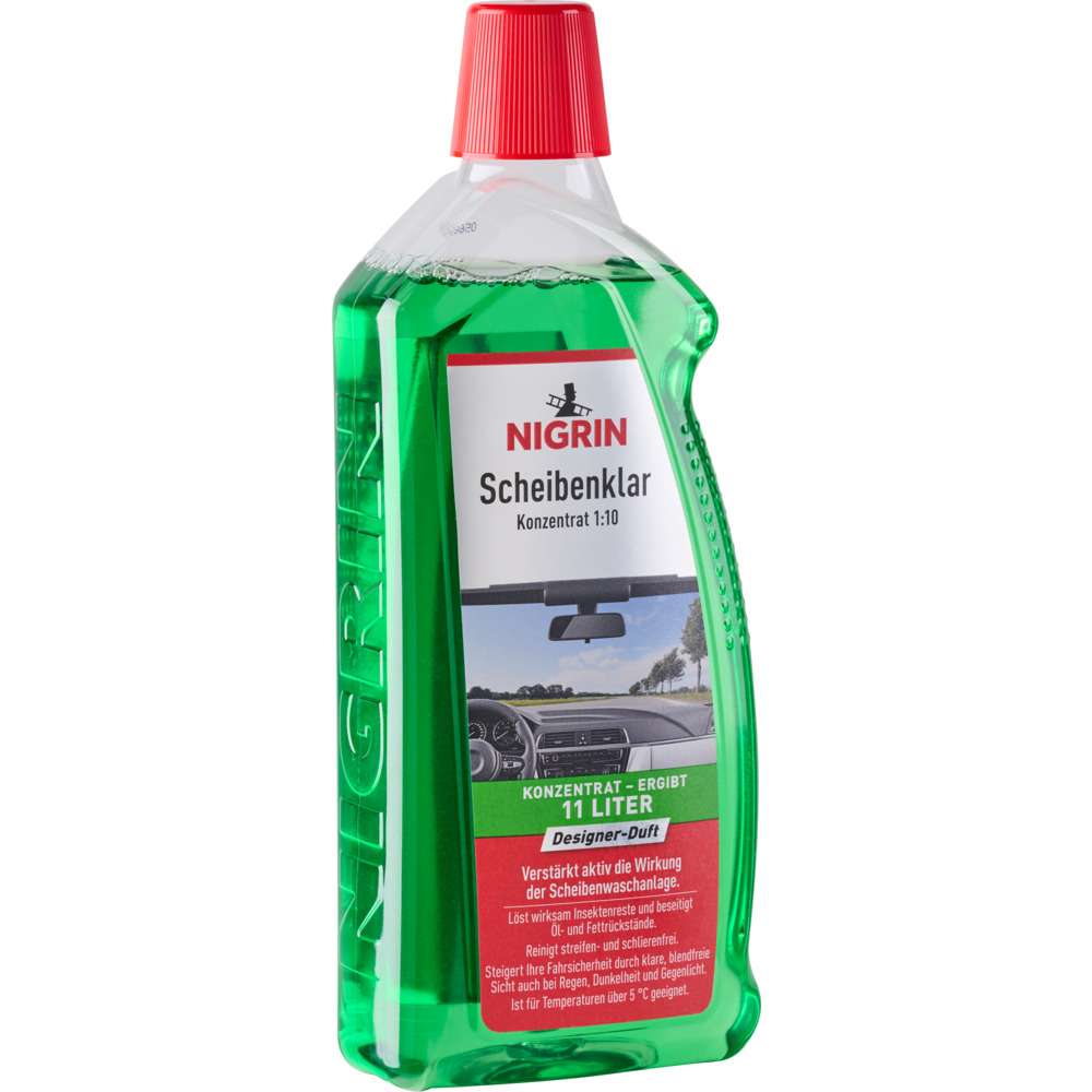 Nigrin Scheibenklar Konzentrat 1:10, 1000 ml, Designer-Duft