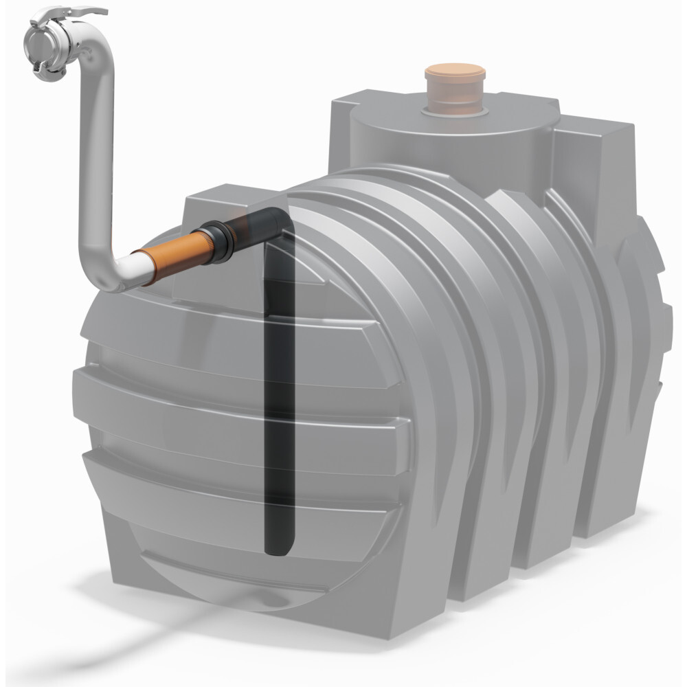 Schwanenhals f&uuml;r Abwassertank