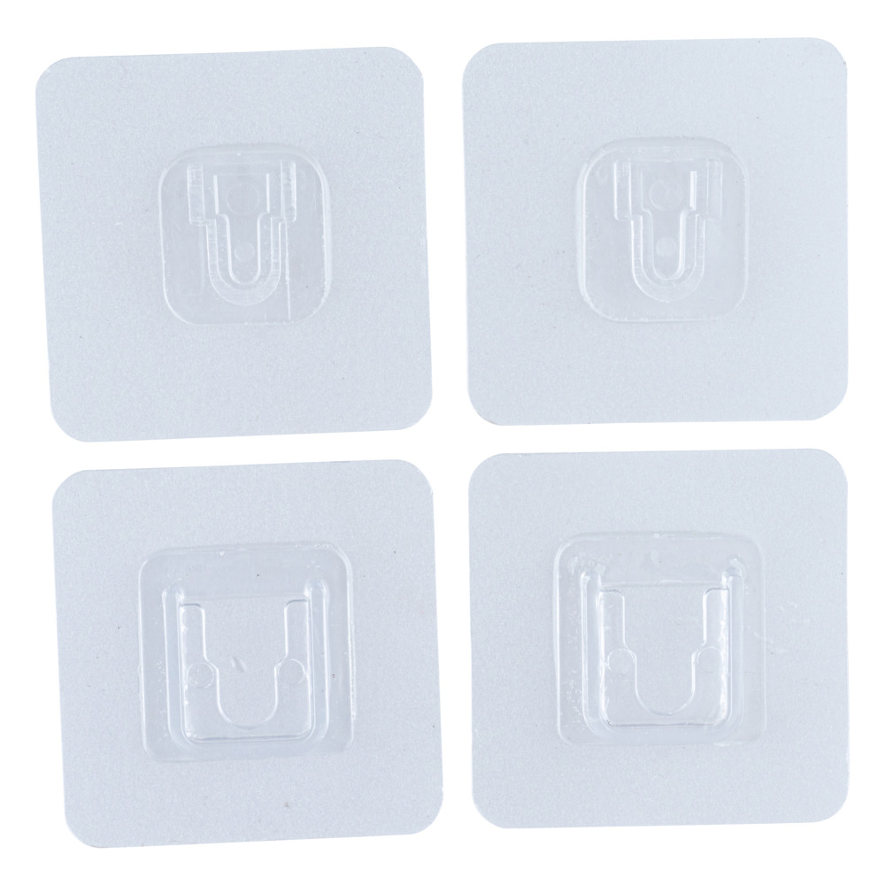 Klebehakenset 2 Paar transparent 55 x 55 mm image number 2