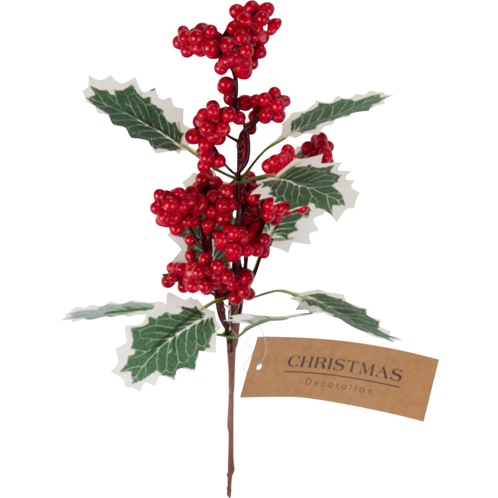 Deko-Beerenzweig rot 30 cm