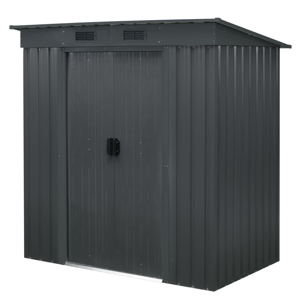 PERGART&reg; Ger&auml;tehaus "Leipzig II 64" 162 x 98 x 174 cm anthrazit matt