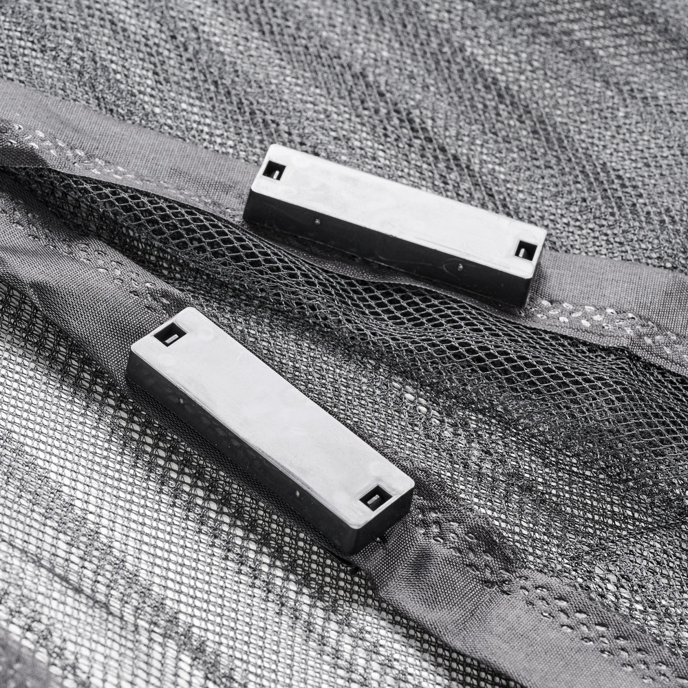 Fliegenvorhang Magnet f&uuml;r T&uuml;ren 100 x 210 cm schwarz image number 2