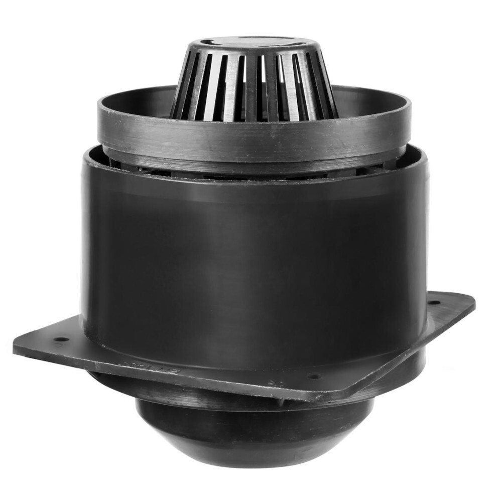 Ablaufanschluss mit Geruchsverschluss und Laubfang f&uuml;r KG-Rohr 110 mm