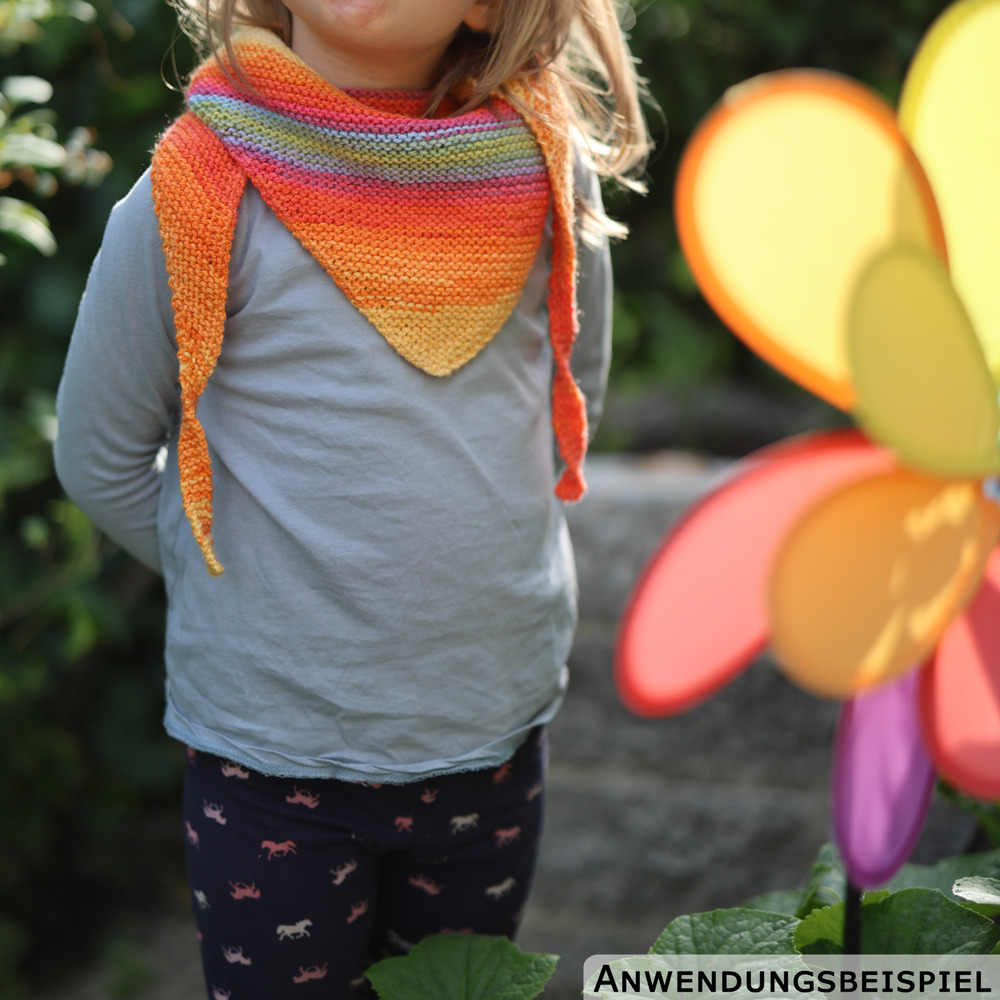 Papagallo Garn 100 g orange-rot-olive image number 2