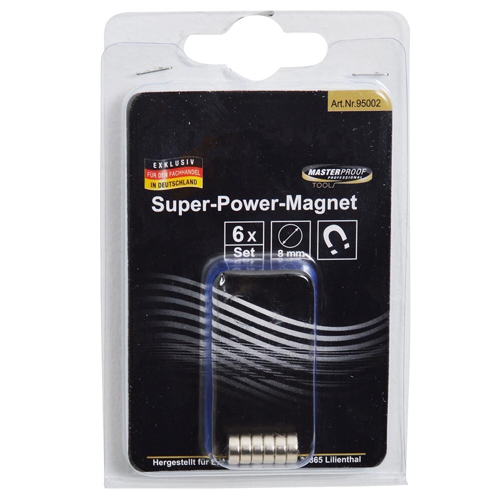 Powermagnet 8 mm 6 St&uuml;ck image number 1