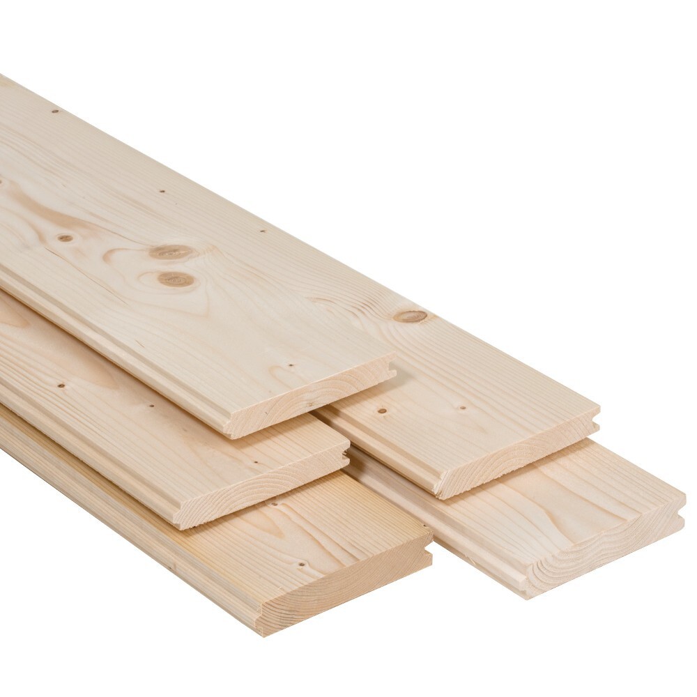 Rauspund 1,15 m&sup2; Bund 19x115x2000 mm aus Fichte gehobelt