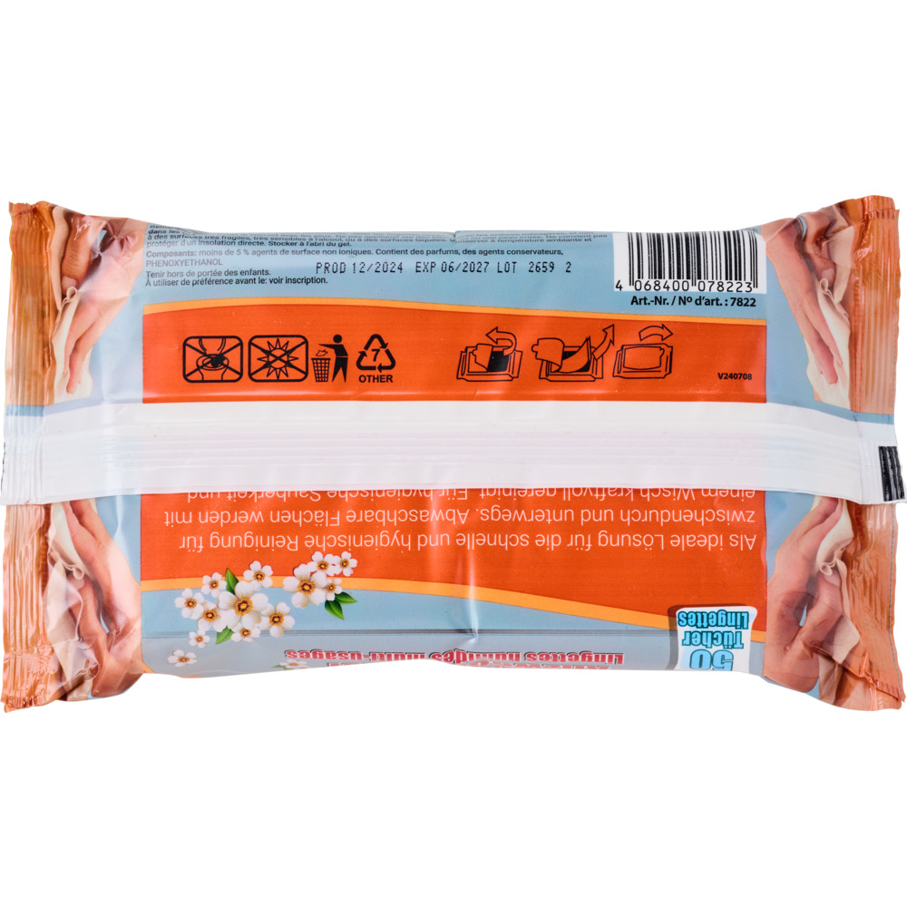 Reinex Feuchte Allzweckt&uuml;cher 50 St&uuml;ck image number 1