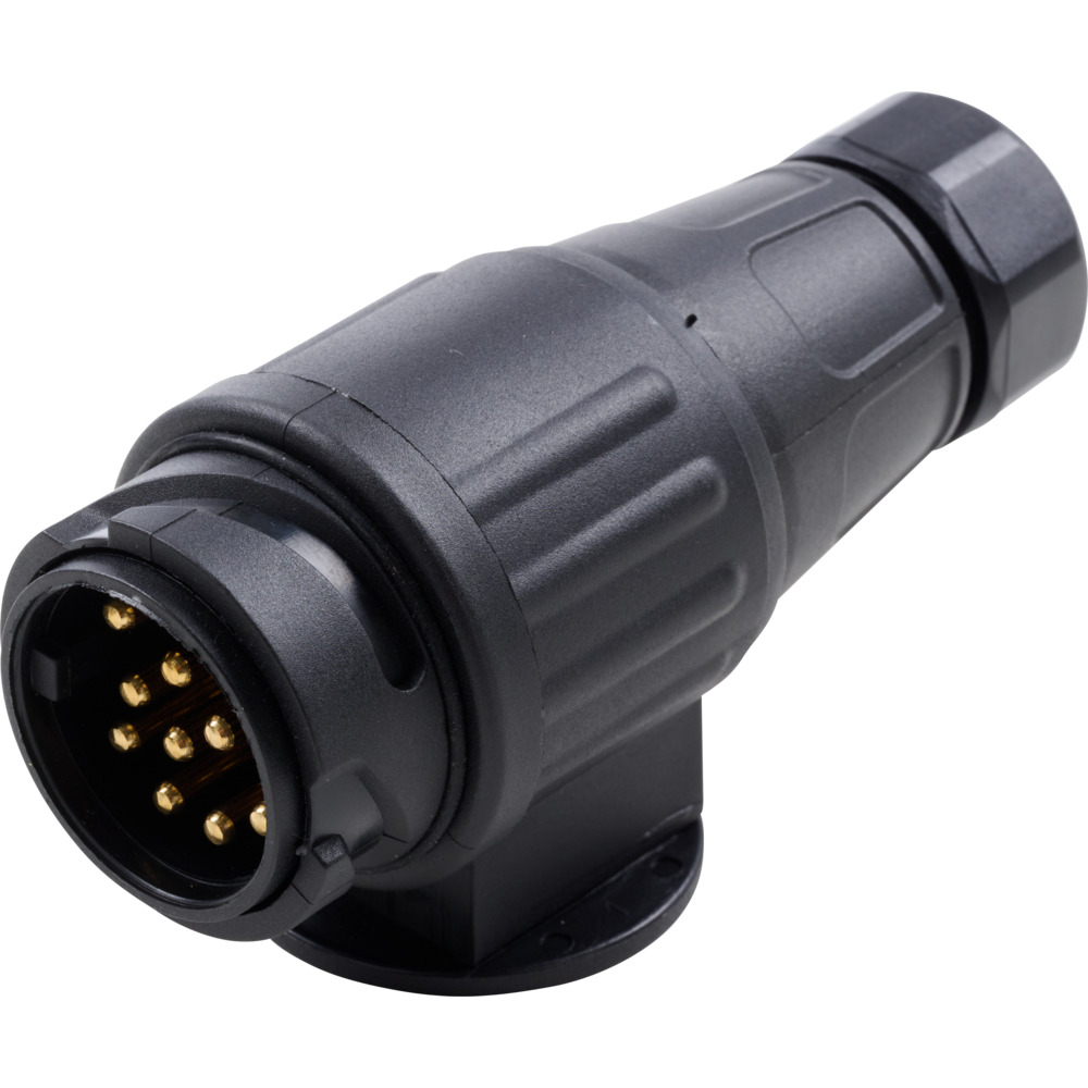 Stecker 13-polig 12V aus Kunststoff f&uuml;r PKW-Anh&auml;nger