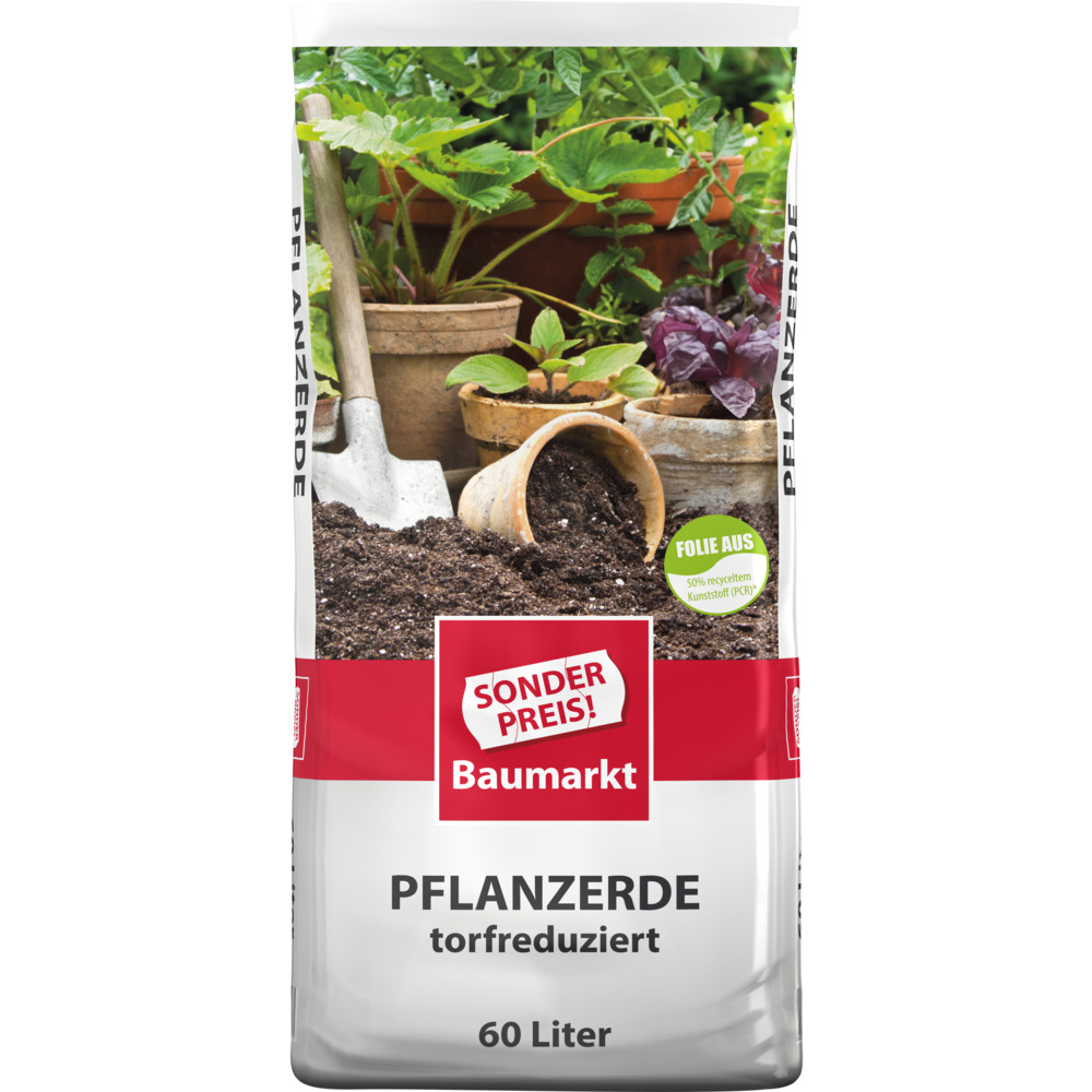 Sonderpreis Baumarkt Pflanzerde 60 Liter im Sack