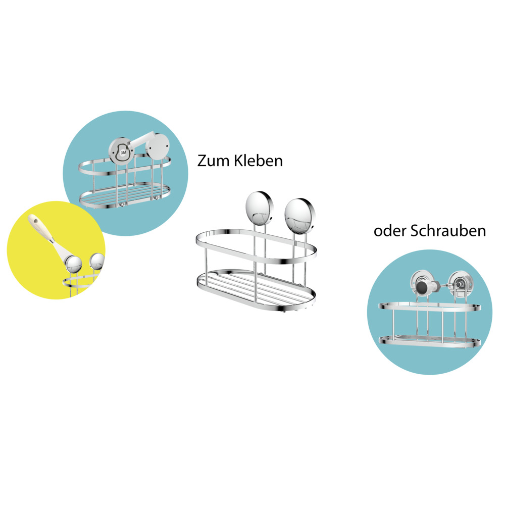 Dusch-Wandablage 180 x 130 x 110 mm image number 3