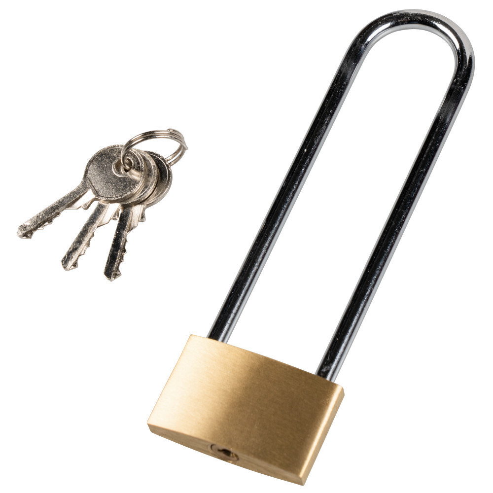 Messing-Vorh&auml;ngeschloss image number 1