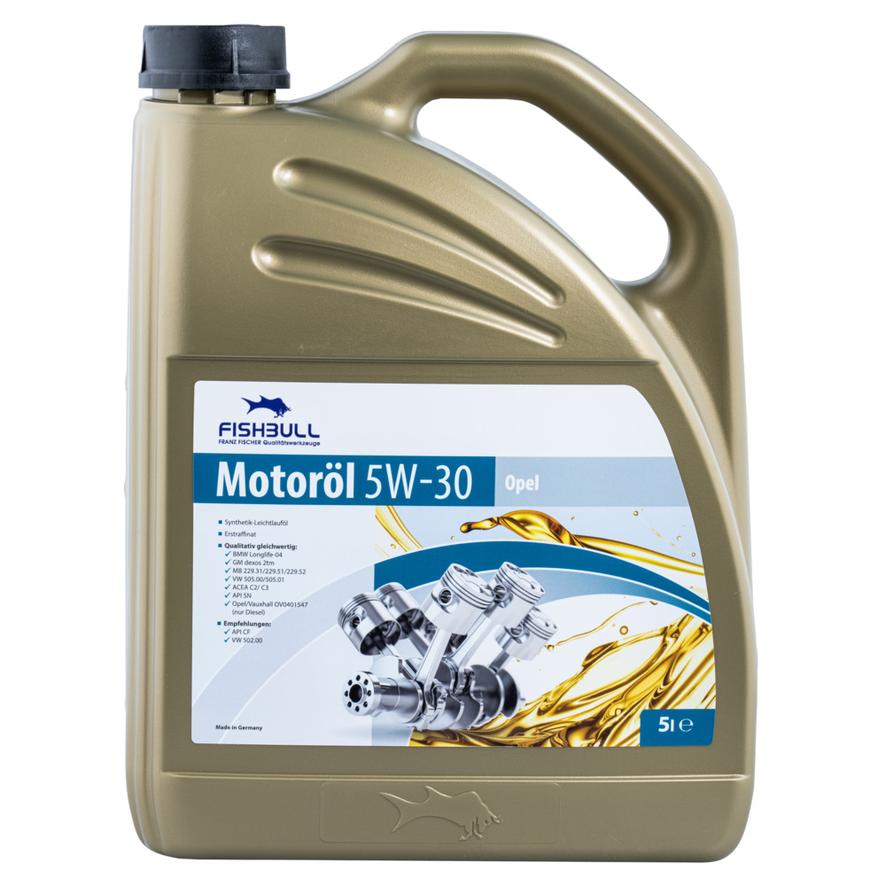 FISHBULL Motoren&ouml;l 5W-30 Opel 5 Liter