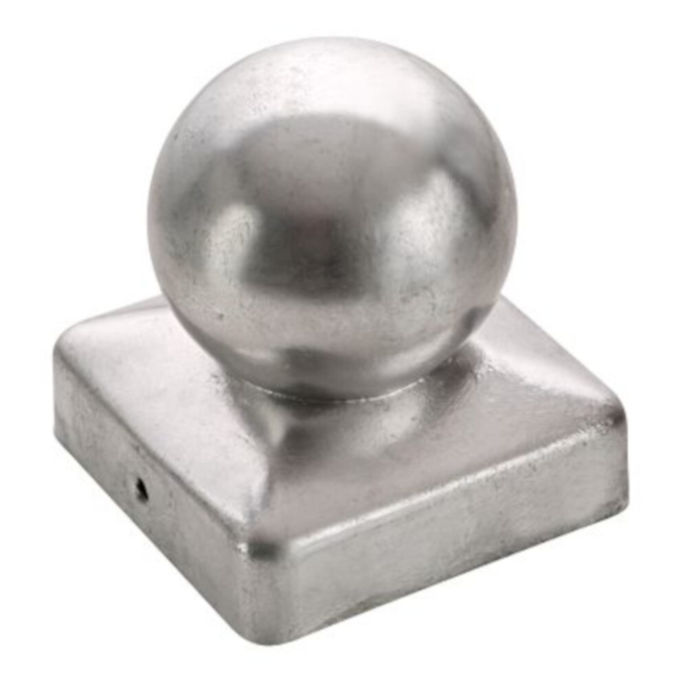 Pfostenkappe mit Kugel 91 x 91 mm