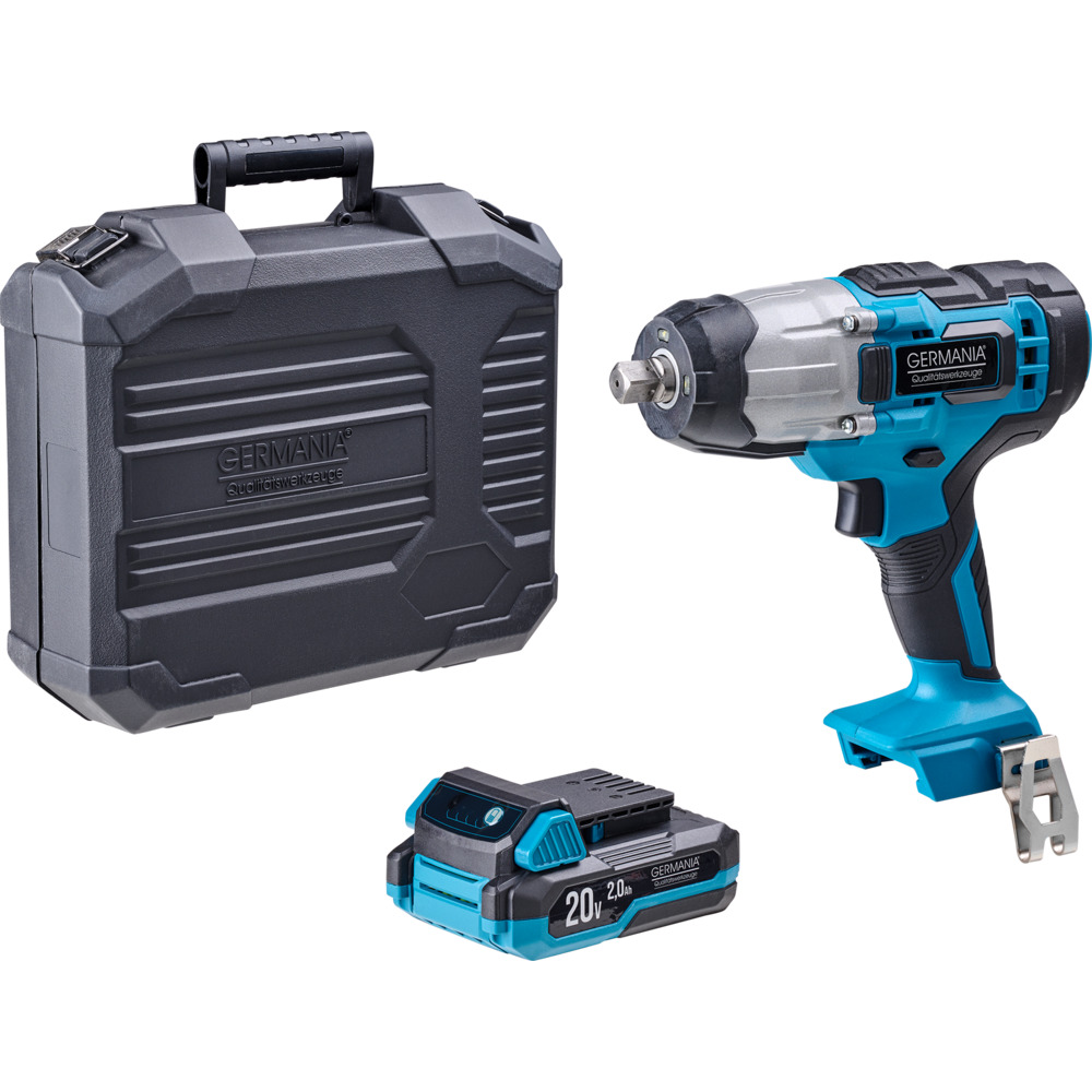 GERMANIA&reg; Plattform 2.0 Akku-Schlagschrauber-Set 20V