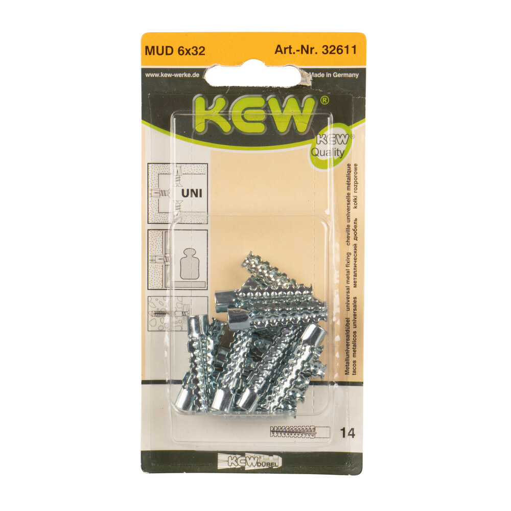Universald&uuml;bel Set 14 St&uuml;ck 6 x 32 mm aus Metall image number 1