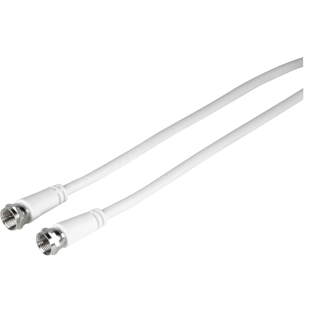 hama&reg; SAT-Anschlusskabel 10 m, wei&szlig;, 85 dB