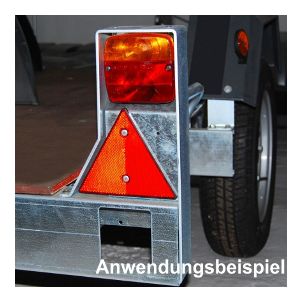 Dreieck-R&uuml;ckstrahler-Set 2 St&uuml;ck in Rot image number 3