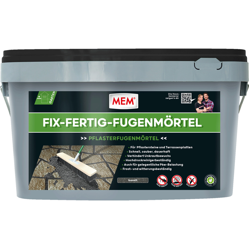 MEM Fix-Fertig-Fugenm&ouml;rtel 25 kg, basalt