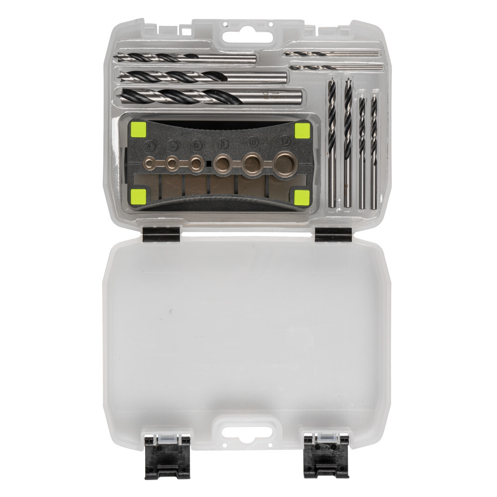 Holzbohrersatz 10-teilig, 2-10 mm, mit Bohrhilfe image number 1