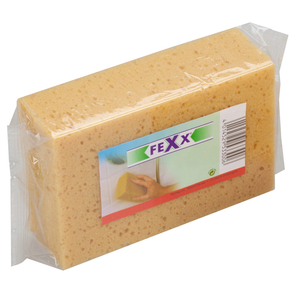 Universal-Schwamm rechteckig 150 x 100 x 50 mm feinporig in gelb image number 1