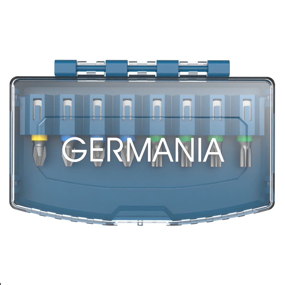 GERMANIA&reg; Bit-Satz 8-teilig mit Aufbewahrungsbox image number 1