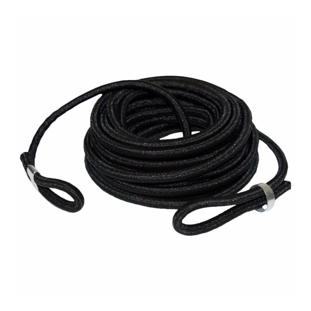 Expanderseil 7 m in schwarz mit Klemmen &Oslash; 7,5 mm