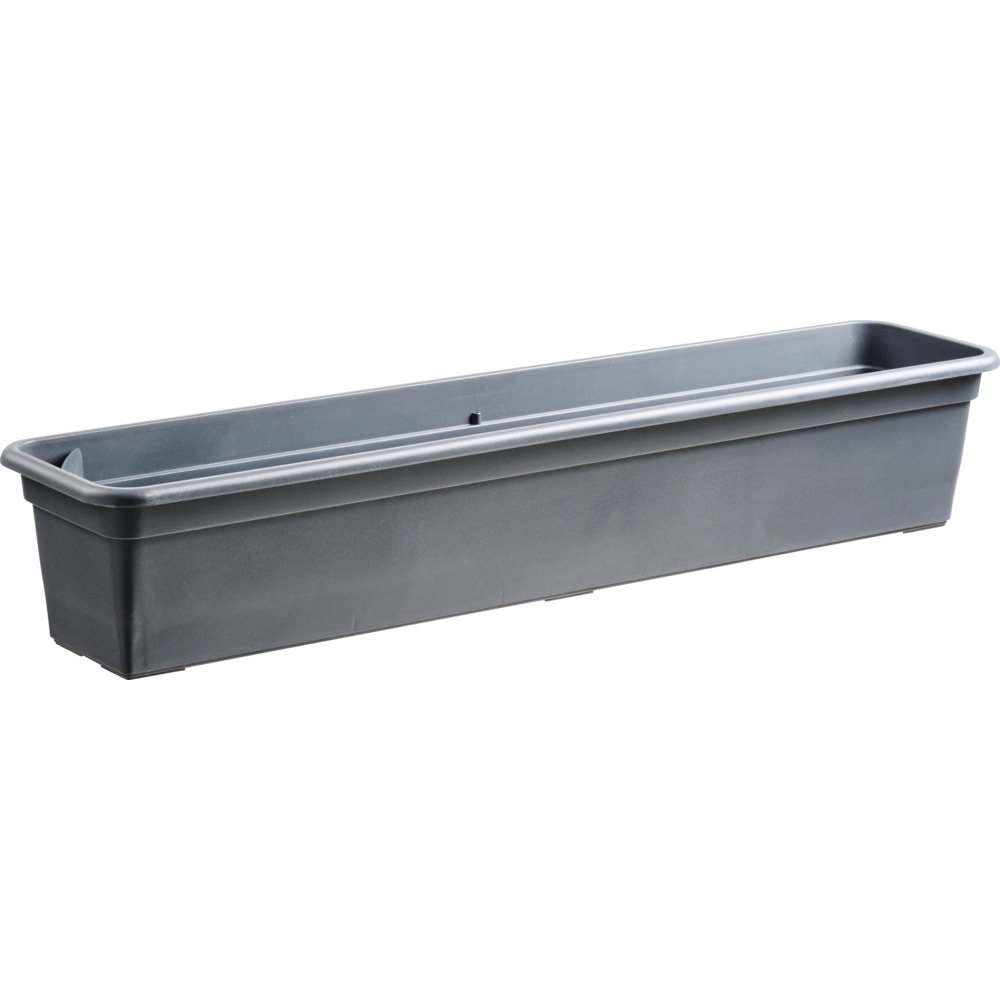 Balkonkasten 79 cm mit Bew&auml;sserungseinsatz in anthrazit