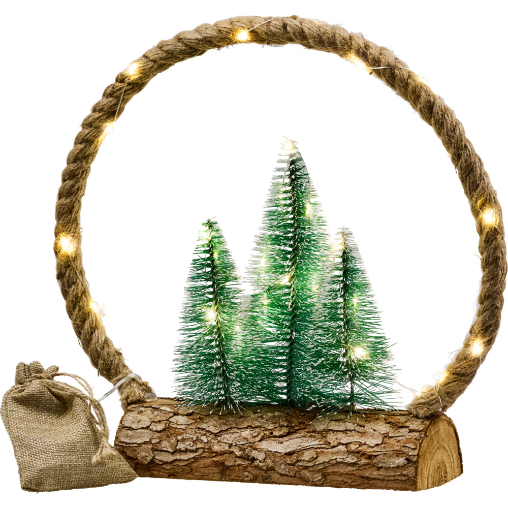 LED-Weihnachtsdeko Jute 30 LEDs 3-fach sortiert image number 3