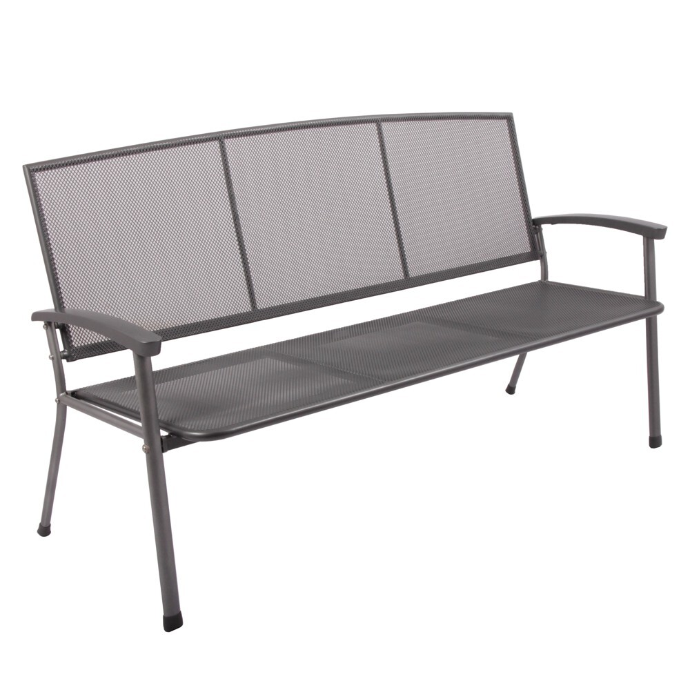 Gartenbank Rivo 3-Sitzer Metall 171x65x92 cm