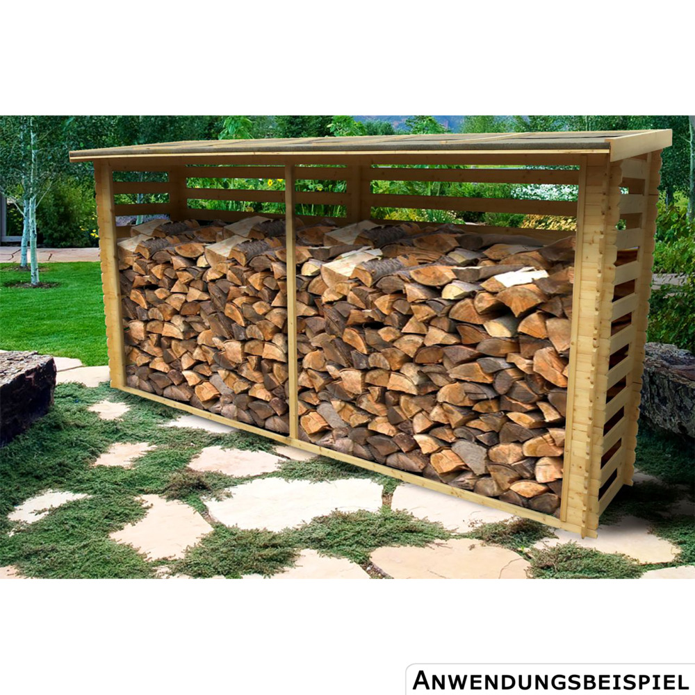 Timbela Kaminholzregal aus Holz image number 7