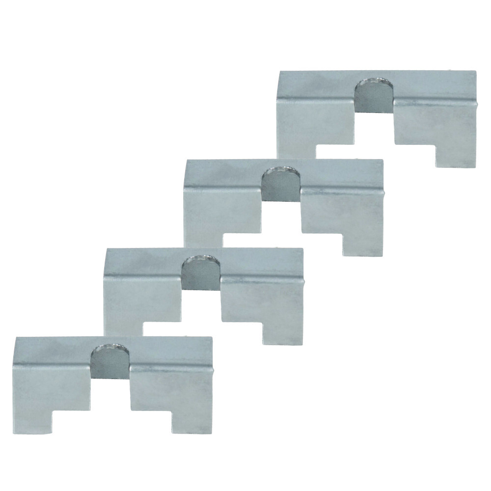 Stabilisatoren Dekorelemente, 4 St&uuml;ck, Edelstahl