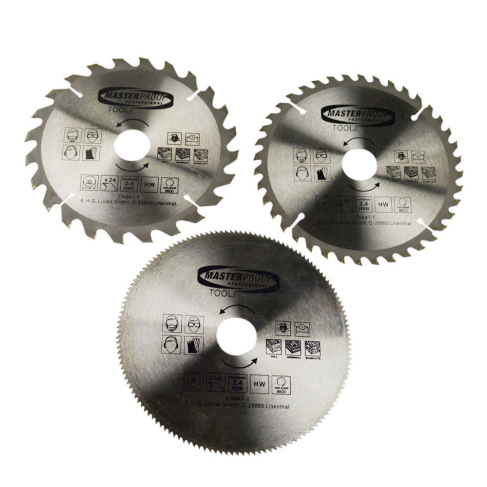 Kreiss&auml;geblatt-Set &Oslash; 185 mm 3-teilig image number 1