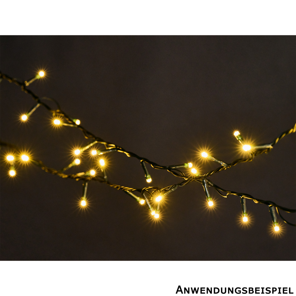 Solar-Lichterkette au&szlig;en 240 LED warmwei&szlig; image number 3