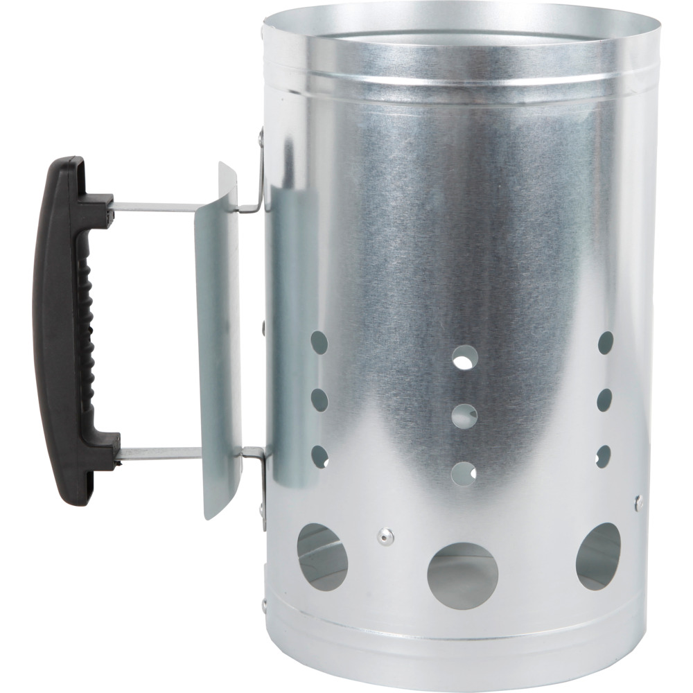 Grill-Anz&uuml;ndkamin verzinkt 16 x 27 cm mit Hitzeschutzblech image number 1