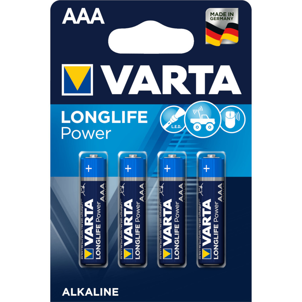 Varta Longlife Power 4903 LR3-AAA Mignon 4 St&uuml;ck